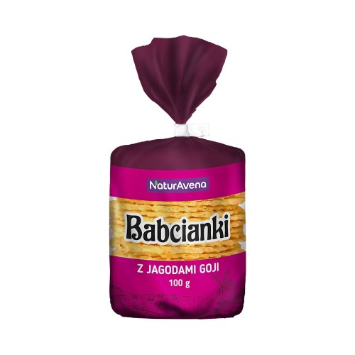 Babcianki z jagodami goji 100 g NATURAVENA
