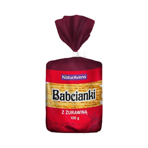 Babcianki z żurawiną 100 g NATURAVENA