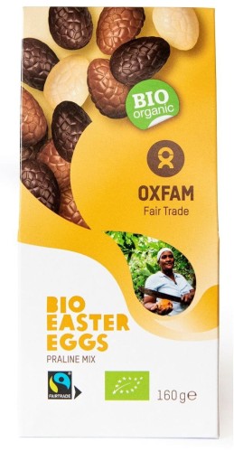 Schokoladen-Pralinen Ostereier-Mix fair gehandelt BIO 160 g OXFAM