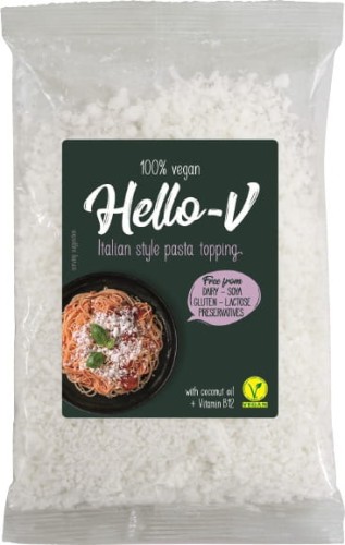 Pflanzliche Alternative zu geriebenem Käse mit Streuseln 200 g HALLO - V