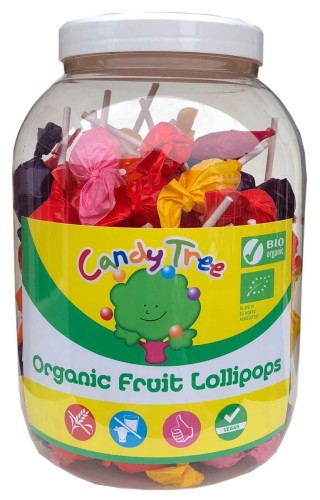 LIZAKI OKRĄGŁE MIX BEZGLUTENOWE BIO 84 x 10 g (SŁOIK) - CANDY TREE