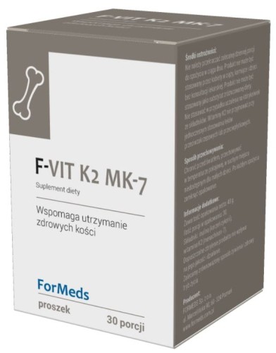F-Vit K2 MK-7 Vitamin K2 MK-7 100mcg 30 portions 48g ForMeds