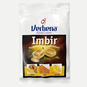 Cukierki ziołowe Imbir 60g VERBENA