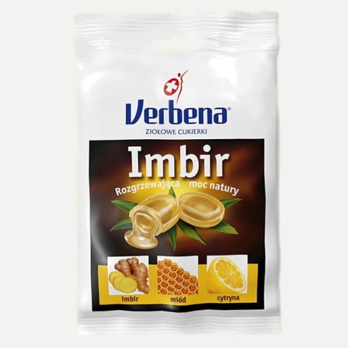 Cukierki ziołowe Imbir 60g VERBENA