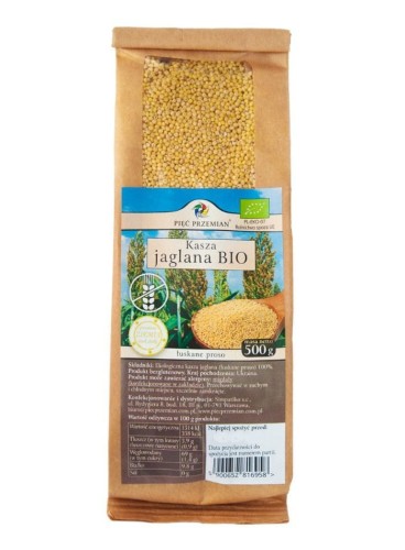 Kasza jaglana BIO 500g bezglutenow PIĘC PRZEMIAN
