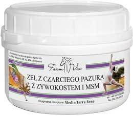 FarmVix Czarci Pazur z żywokostem i MSM ŻEL 350g