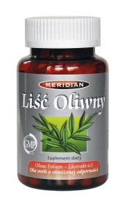 Liść oliwny 20% 60kaps. MERIDIAN
