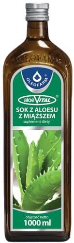 OLEOFARM Aloes sok z miąższem 1l