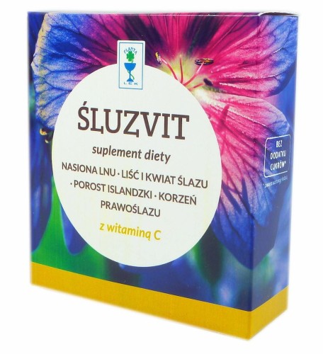 Śluzvit pastylki bez cukru 80g (doypack) PLANTA-LEK