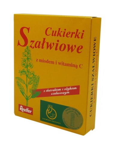 Cukierki Szałwia z Miodem 50g REUTTER