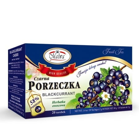 Herbatka czarna porzeczka 20*2g fix MALWA