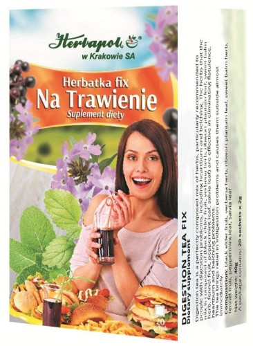 Herbata Trawienie fix 20*2g HERBAPOL KRAKÓW