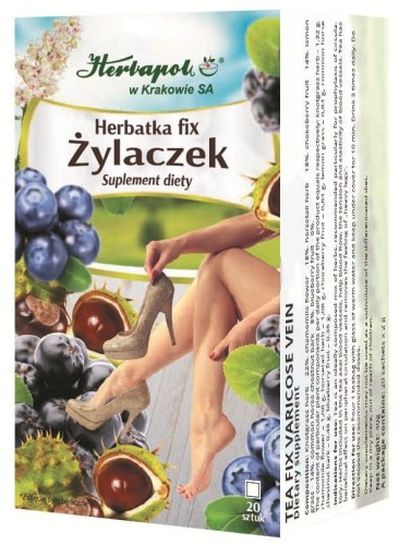 Herbata ŻYLACZEK fix 20*2g HERBAPOL KRAKÓW