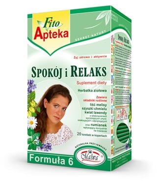 F6 Spokój i relaks herbatka 20*2g MALWA