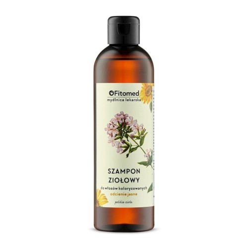 Szampon ziołowy do włosów koloryzowanych - jasnych 250ml FITOMED