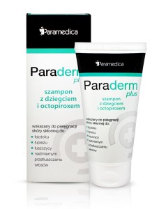 Paraderm PLUS Szampon z dziegciem i octopiroxem 150g PARAMEDICA