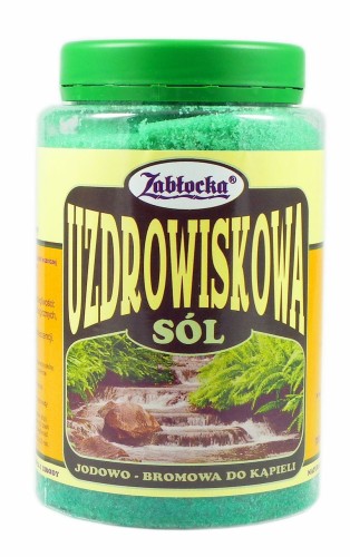 Sól uzdrowiskowa 1,2kg zielona - Zabłocka