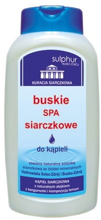 Buskie SPA siarczkowe pod prysznic i do kąpieli 500g SULPHUR