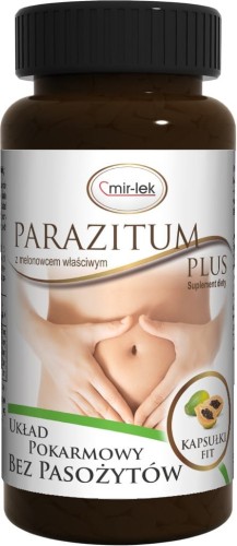 Parazitum PLUS z melonowcem właściwym (na pasożyty) 60kaps. MIR-LEK