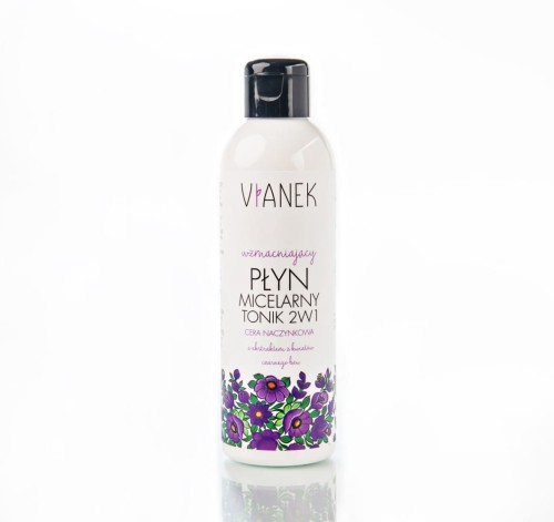 VIANEK Wzmacniający płyn micelarny i tonik 2w1 200ml (cera naczynkowa)