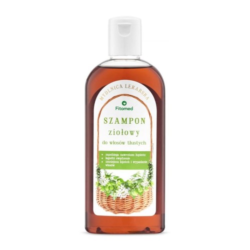 Szampon ziołowy (tradycyjny) do włosów tłustych 250ml FITOMED