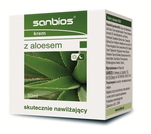 SANBIOS Krem z aloesem 50ml
