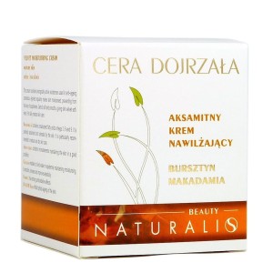CERA DOJRZAŁA Krem nawilżający bursztyn, makadamia 50ml NATURALIS