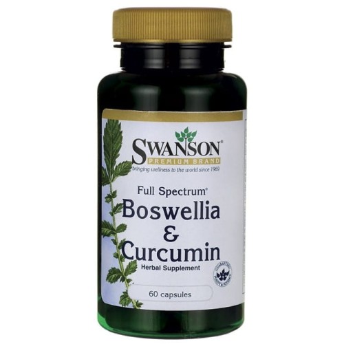 SWANSON Boswellia & Curcumin 60kaps.