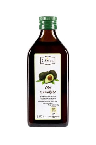 OLVITA Olej z awokado zimnotłoczony 250ml