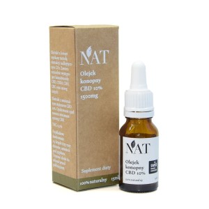 NAT Olejek - ekstrakt z konopi 10% CBD 15ml