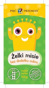 Bär Jelly Beans ohne Zuckerzusatz 100g FÜNF ÄNDERUNGEN