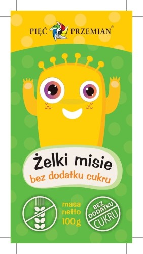 Bär Jelly Beans ohne Zuckerzusatz 100g FÜNF ÄNDERUNGEN