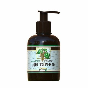 GOLDEN PHARM Mydło dziegciowe w płynie 270ml (Ukraina)