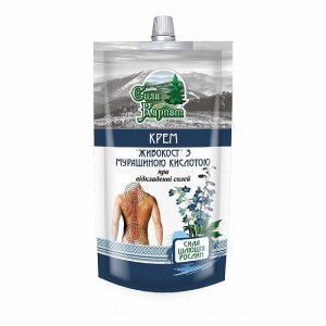 SIŁA KARPAT Krem do ciała Żywokost i kwas mrówkowy 100ml (Ukraina)