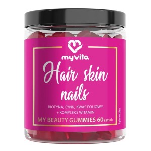 Fruchtgummis, Haare, Haut, Nägel, Zitruspektin 60 Stk. - MYVITA