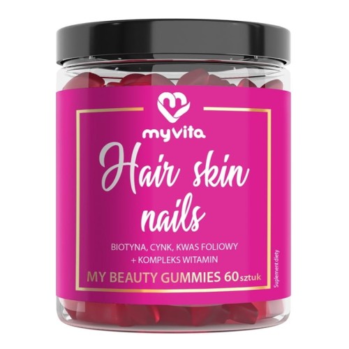 Fruchtgummis, Haare, Haut, Nägel, Zitruspektin 60 Stk. - MYVITA
