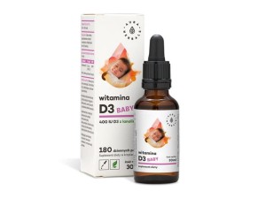 Vitamine D3 Baby 400 UI 30ml Aura Herbals