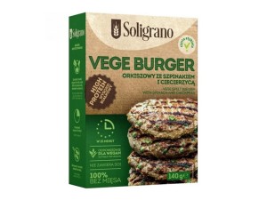 Dinkel-Spinat-Burger 140g SOLIGRANO