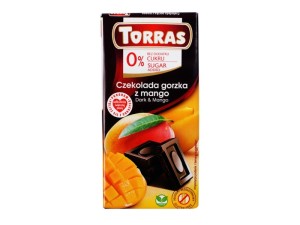 Czekolada gorzka z mango 75g Torras