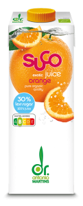 Exotisches Getränk Orange Kokos Mandarine 30% weniger Zucker BIO 1000 ml - COCO (DR MARTINS)