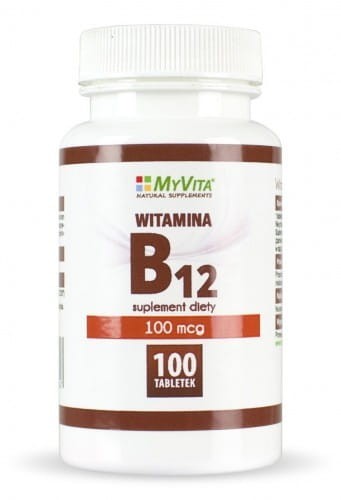 Witamina B12 100mcg 100 tabletek - MyVita