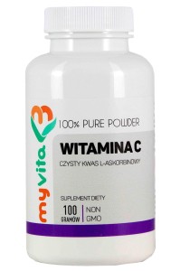 Witamina C kwas l-askorbinowy proszek 100g - MyVita