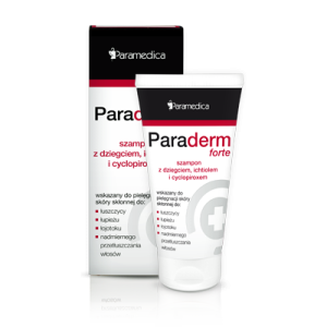 Paraderm FORTE Szampon z dziegciem, ichtiolem i cyclopiroxem 150g PARAMEDICA