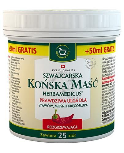 SWISSMEDICUS Końska maść rozgrzewająca 500ml