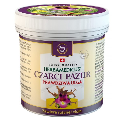 SWISSMEDICUS Czarci Pazur z rutyną i ziołami 250ml