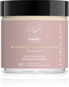 Gesichtscreme Pfirsich 50 ml - NUR BIO