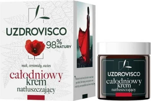 Feuchtigkeitsspendende Gesichtscreme für Tag und Nacht Ceramide 50 ml - UZDROVISCO