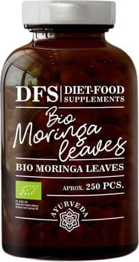 Moringa BIO - Tabletten 250 Stück DIÄTISCHE LEBENSMITTEL