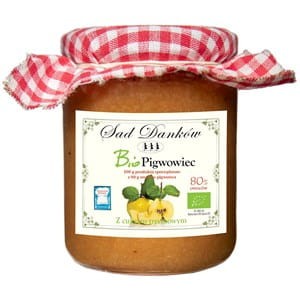 PIGWOWIEC 80 % Z CUKREM TRZCINOWYM BIO 250 g - SAD DANKÓW