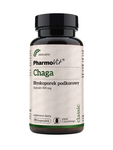 Chaga Subcortical Flash 4: 1 extract 400 mg 90 capsules PharmoVit